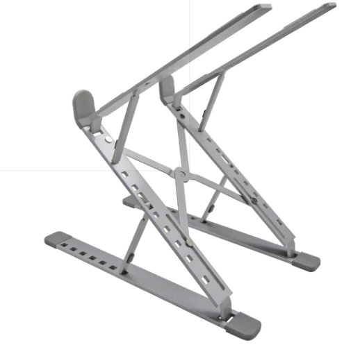 Base portable de aluminio tipo stand de 7-posiciones Hasta 15.6-PULG, Color Plateado, marca XUE® ZX