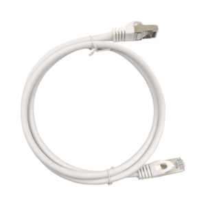 Patch Cord Cat6A 10G blindado 2M ( 6.25 ft ) BLANCO